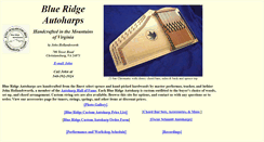 Desktop Screenshot of blueridgeautoharps.com